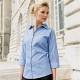 Damesblouse Premier 3/4 mouw Poplin (1xWit Maat 54)